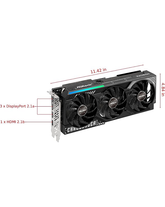 ASROCK Radeon RX 9070 XT Challenger 16GB