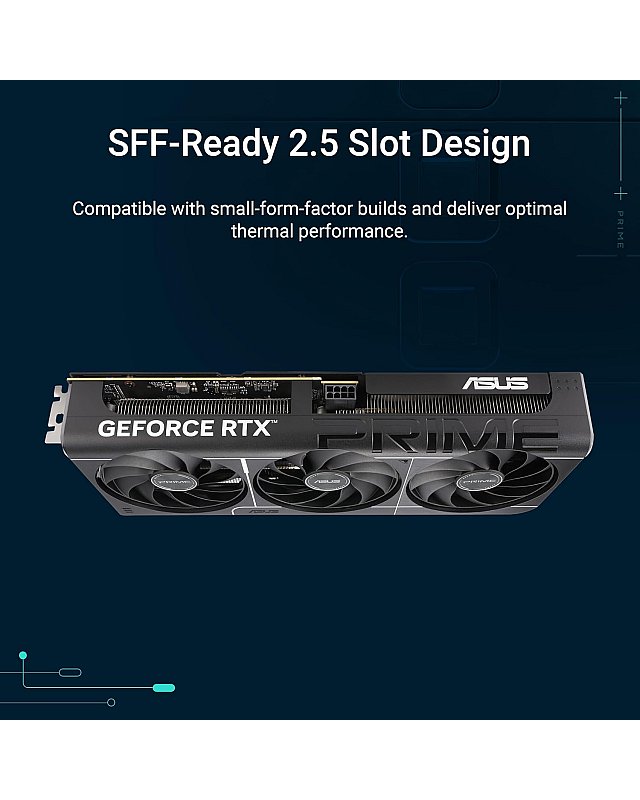 ASUS Prime GeForce RTX 5060 Ti 8GB GDDR7 OC Edition Gaming Grafikkarte (Nvidia GeForce RTX5060Ti DLSS 4, 2,5-Slot Design, PCIe 5.0, 3X DisplayPort 2.1b, 1x HDMI 2.1b, PRIME-RTX5060TI-O8G)