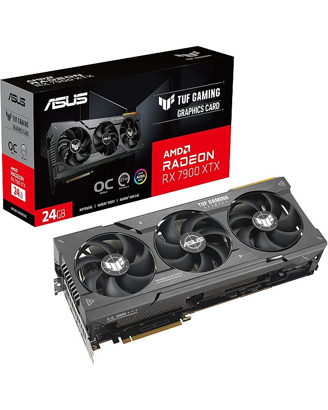 ASUS TUF Gaming AMD Radeon RX 7900 XT OC Edition Gaming Graphics Card (PCIe 4.0, 20GB GDDR6 Memory, 1x HDMI 2.1, 3X DisplayPort 2.1, GPU Tweak III, TUF-RX7900XT-O20G-GAMING)