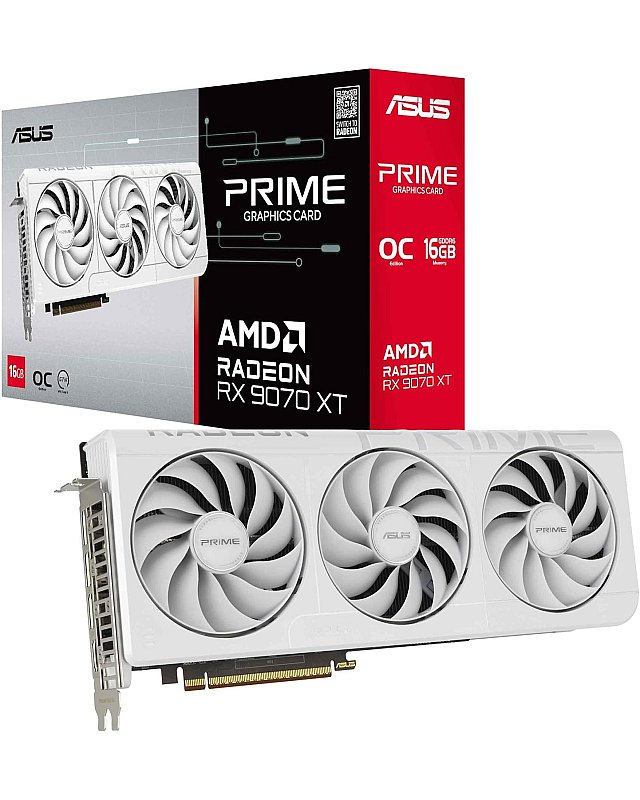 ASUS TUF Gaming Radeon RX 9070 XT OC Edition 16GB GDDR6 Graphics Card (AMD Radeon Radeon RX9070XT, PCIe 5.0, 1x HDMI 2.1b, 3X DisplayPort 2.1a, 3.125 Slot Design, TUF-RX9070XT-O16G-GAMING)