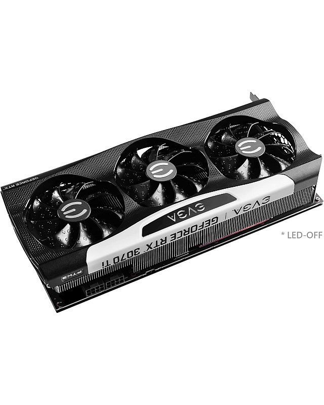 EVGA GeForce RTX 3070 Ti FTW3 Ultra Gaming, 08G-P5-3797-KL, 8GB GDDR6X, iCX3 Technology, ARGB LED, Metal Backplate