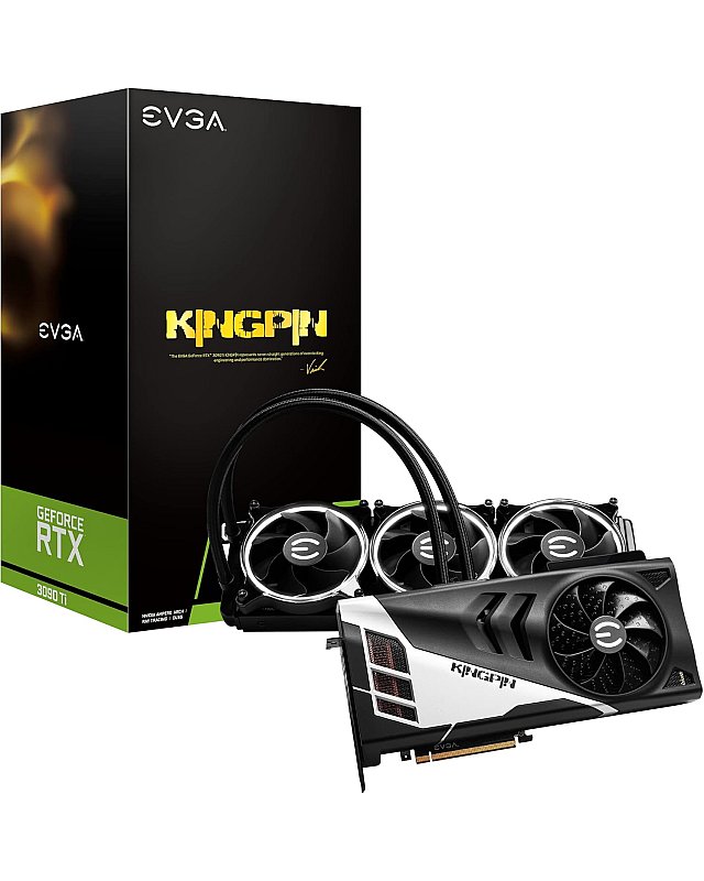 EVGA GeForce RTX 3090 Ti K|NGP|N HYBRID GAMING, 24G-P5-4998-KR, 24GB GDDR6X, iCX3, HYBRID Cooler, OLED Display, Backplate, Free eLeash