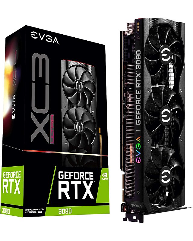 EVGA GeForce RTX 3090 Ti K|NGP|N HYBRID GAMING, 24G-P5-4998-KR, 24GB GDDR6X, iCX3, HYBRID Cooler, OLED Display, Backplate, Free eLeash