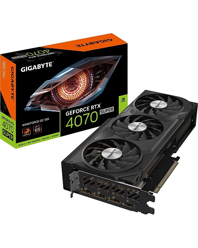 GIGABYTE GeForce RTX 4070 SUPER WINDFORCE OC 12G NVIDIA 12 Go GDDR6X