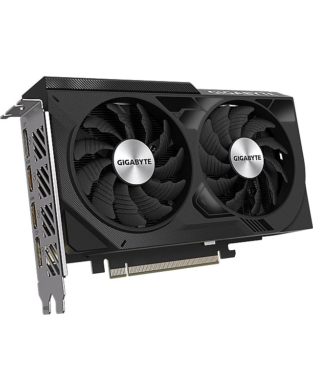 Gigabyte NVIDIA GeForce RTX 4060 WINDFORCE OC Graphics Card - 8GB GDDR6, 128-bit, PCI-E 4.0, 2475MHz Core Clock, 2x DP 1.4, 2x HDMI 2.1a, NVIDIA DLSS 3 - GV-N4060WF2OC-8GD
