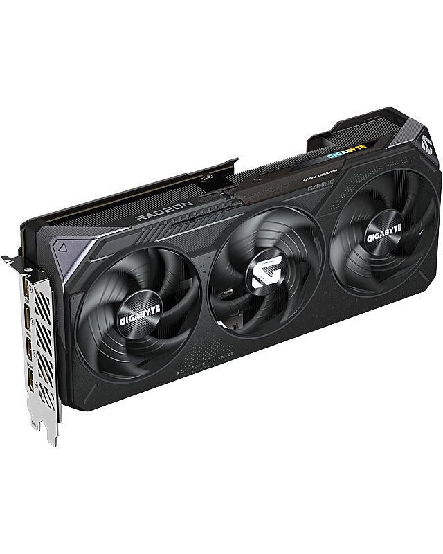 Gigabyte Radeon RX 9070 XT Gaming OC 16G Graphics Card - 16 GB GDDR6, 256 Bit, PCI-E 5.0, 3060 MHz Core Frequency, 2 x DisplayPort, 2 x HDMI, GV-R9070XTGAMING OC-16GD