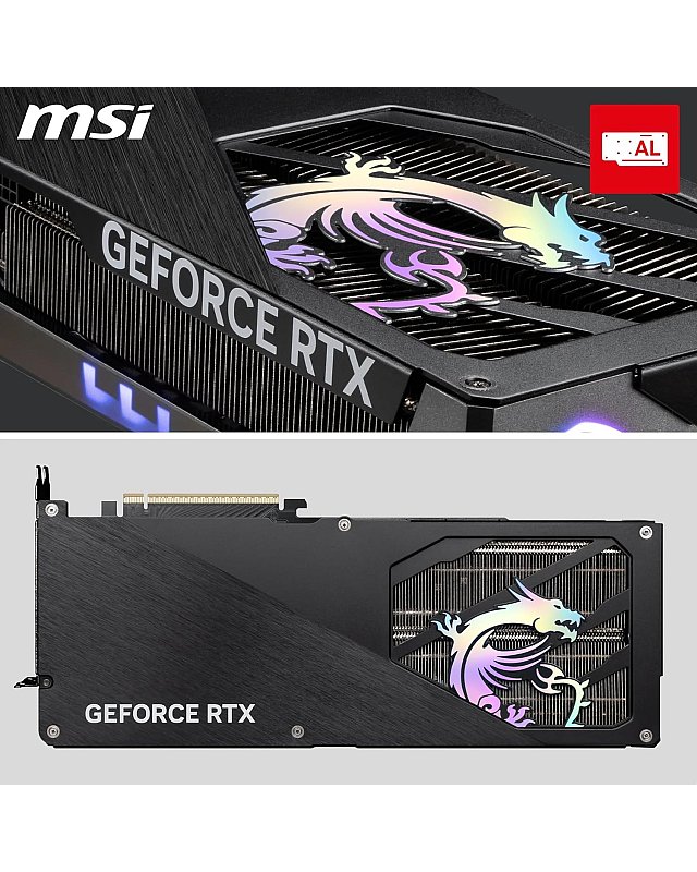 MSI GeForce RTX 5070 12G Gaming Trio OC - 12GB GDDR7 (28Gbps/192-bit), PCIe 5, Boost: 2610 MHz, HDMI 2.1b, DisplayPort 2.1b