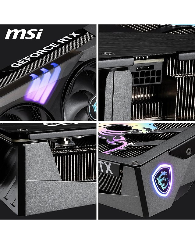 MSI GeForce RTX 5070 12G Gaming Trio OC - 12GB GDDR7 (28Gbps/192-bit), PCIe 5, Boost: 2610 MHz, HDMI 2.1b, DisplayPort 2.1b