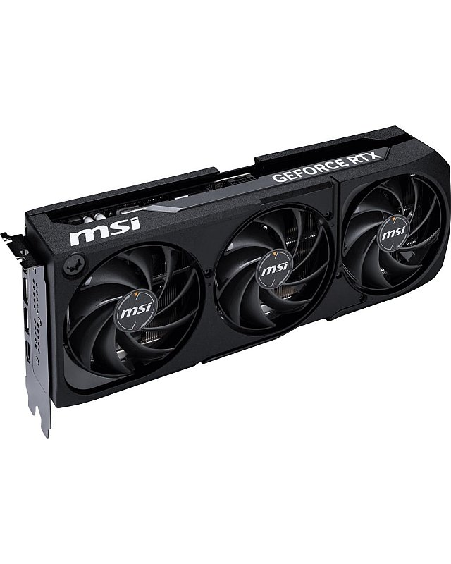 MSI GeForce RTX 5080 16G Shadow 3X OC — 16GB GDDR7 (30Gbps/256-bit), PCIe 5, Boost: 2640 MHz, HDMI 2.1b, DisplayPort 2.1b