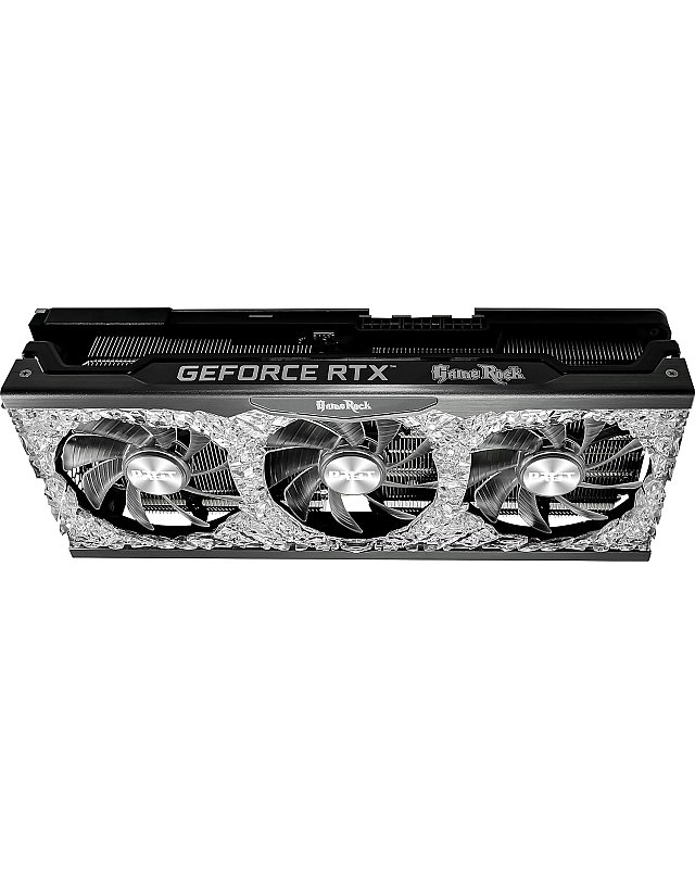 Palit GeForce RTX 3080 Ti GameRock 12GB GDDR6X Grafikkarte, 10240 Core, 1365MHz GPU, 1665MHz Boost, NVIDIA Ampere, HDMI, DisplayPort x 3, Angel ARGB Lighting, Advanced TurboFan 3.0, NED308T019KB-1020G