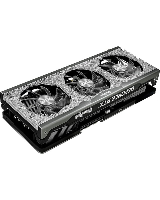 Palit GeForce RTX 3080 Ti GameRock 12GB GDDR6X Grafikkarte, 10240 Core, 1365MHz GPU, 1665MHz Boost, NVIDIA Ampere, HDMI, DisplayPort x 3, Angel ARGB Lighting, Advanced TurboFan 3.0, NED308T019KB-1020G