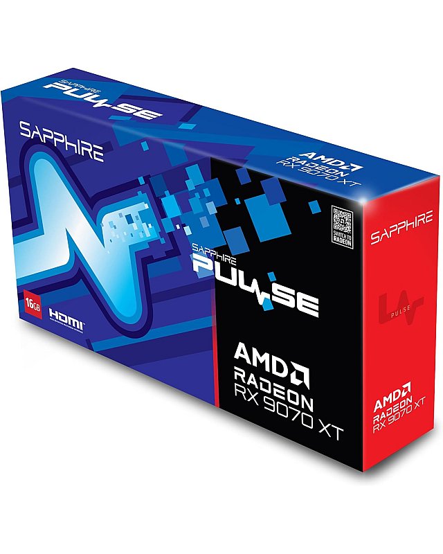Sapphire Pulse AMD Radeon RX 9070 XT Gaming 16GB Dual HDMI/Dual DP
