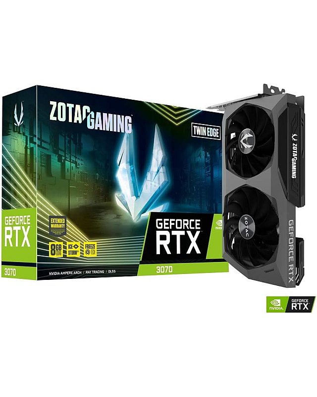 ZOTAC ZT-A30700E-10PLHR Grafikkarte NVIDIA GeForce RTX 3070 8 GB GDDR6 Twin Edge