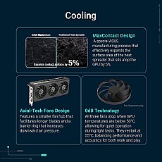 ASUS Dual GeForce RTX 5050 8GB GDDR6 OC Edition Gaming Grafikkarte (NVIDIA Blackwell Architektur und DLSS 4, 2,5-Slot Design, SSF, PCIe 5.0, 3X DisplayPort 2.1b, 1x HDMI 2.1b, PRIME-RTX5050-O8G)