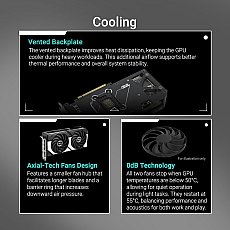 ASUS Dual GeForce RTX 5070 12GB GDDR7 OC Edition Gaming Grafikkarte (NVIDIA Blackwell Architektur und DLSS 4, 2,5-Slot Design, SSF, PCIe 5.0, 3X DisplayPort 2.1b, 1x HDMI 2.1b, DUAL-RTX5070-O12G)