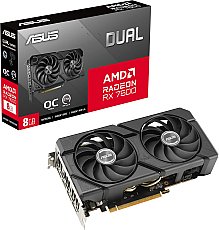 ASUS Dual Radeon RX 7600 EVO OC Edition 8GB GDDR6 Gaming Graphics Card (AMD Radeon RX7600, PCIe 4.0, 1x HDMI 2.1, 3x DisplayPort 1.4a)
