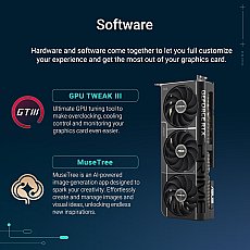 ASUS Prime GeForce RTX 5070 Ti 16GB GDDR7 OC Edition Gaming Grafikkarte (Nvidia GeForce RTX5070 Ti DLSS 4, 2,5-Slot Design, PCIe 5.0, 3X DisplayPort 2.1b, 1x HDMI 2.1b, PRIME-RTX5070TI-O16G)