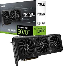 ASUS Prime GeForce RTX 5070 Ti 16GB GDDR7 OC Edition Gaming Grafikkarte (Nvidia GeForce RTX5070 Ti DLSS 4, 2,5-Slot Design, PCIe 5.0, 3X DisplayPort 2.1b, 1x HDMI 2.1b, PRIME-RTX5070TI-O16G)