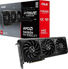 ASUS Prime Radeon RX 9060 XT OC Edition 16GB GDDR6 Gaming Graphics Card (AMD Radeon RX9060XT, AMD RDNA 4 Architecture, PCIe 5.0, 1x HMDI 2.1b, 2X DisplayPort 2.1a, PRIME-RX9060XT-O16G)
