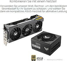 ASUS TUF Gaming GeForce RTX 4080 SUPER 16GB GDDR6X OC Edition Gaming Grafikkarte (NVIDIA GeForce RTX4080 DLSS 3, PCIe 4.0, 2x HDMI 2.1a, 3x DisplayPort 1.4a, TUF-RTX4080S-O16G-GAMING)