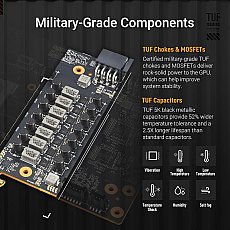 ASUS TUF Gaming Radeon RX 9070 XT OC Edition 16GB GDDR6 Graphics Card (AMD Radeon Radeon RX9070XT, PCIe 5.0, 1x HDMI 2.1b, 3X DisplayPort 2.1a, 3.125 Slot Design, TUF-RX9070XT-O16G-GAMING)