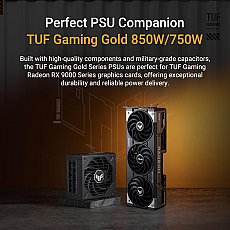 ASUS TUF Gaming Radeon RX 9070 XT OC Edition 16GB GDDR6 Graphics Card (AMD Radeon Radeon RX9070XT, PCIe 5.0, 1x HDMI 2.1b, 3X DisplayPort 2.1a, 3.125 Slot Design, TUF-RX9070XT-O16G-GAMING)