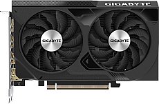 Gigabyte NVIDIA GeForce RTX 4060 WINDFORCE OC Graphics Card - 8GB GDDR6, 128-bit, PCI-E 4.0, 2475MHz Core Clock, 2x DP 1.4, 2x HDMI 2.1a, NVIDIA DLSS 3 - GV-N4060WF2OC-8GD