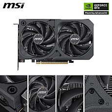 MSI GeForce RTX 5050 8G Shadow 2X OC - 8GB GDDR6 (20Gbps/128-bit), PCIe 5, Boost: 2602 Hz, HDMI 2.1b, DisplayPort 2.1b