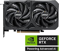 MSI GeForce RTX 5060 8G Shadow 2X OC - 8GB GDDR7 (28Gbps/128-bit), PCIe 5, Boost: 2535 Hz, HDMI 2.1b, DisplayPort 2.1b