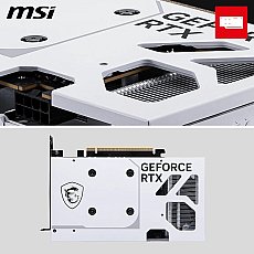 MSI GeForce RTX 5060 8G Ventus 2X OC White - 8GB GDDR7 (28Gbps/128-bit), PCIe 5, Boost: 2527 Hz, HDMI 2.1b, DisplayPort 2.1b