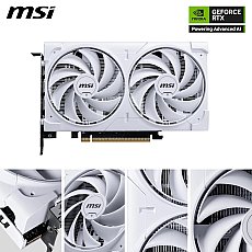 MSI GeForce RTX 5060 8G Ventus 2X OC White - 8GB GDDR7 (28Gbps/128-bit), PCIe 5, Boost: 2527 Hz, HDMI 2.1b, DisplayPort 2.1b