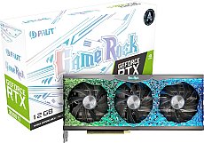 Palit GeForce RTX 3080 Ti GameRock 12GB GDDR6X Grafikkarte, 10240 Core, 1365MHz GPU, 1665MHz Boost, NVIDIA Ampere, HDMI, DisplayPort x 3, Angel ARGB Lighting, Advanced TurboFan 3.0, NED308T019KB-1020G