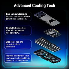 PNY GeForce RTX™ 5070 12GB ARGB OC Triple Fan Grafikkarte DLSS 4